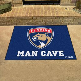 Panthers Man Cave All Star Mat â€“ 34â€ x 44.5â€