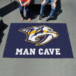 Nashville Predators Man Cave Ulti-Mat - Nylon 60" x 96"