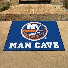 Islanders Man Cave All Star Mat â€“ 34â€ x 44.5â€
