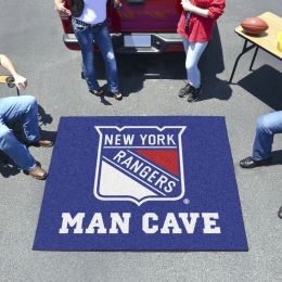 Rangers Man Cave Tailgater Mat â€“ 60â€ x 72â€