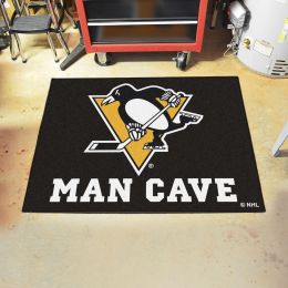 Penguins Man Cave All Star Mat â€“ 34â€ x 44.5â€