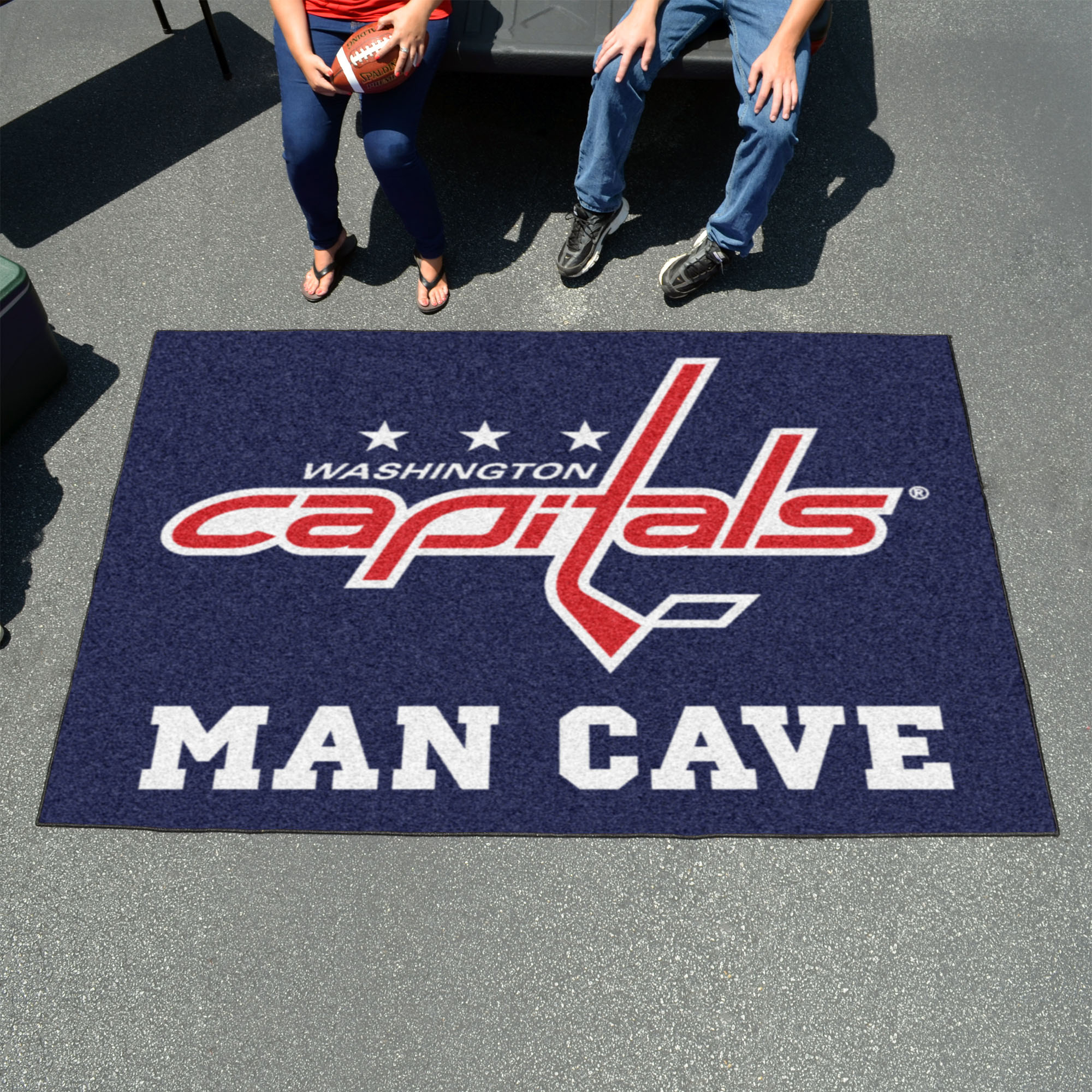 Washington Capitals Man Cave Ulti-Mat - Nylon 60" x 96"