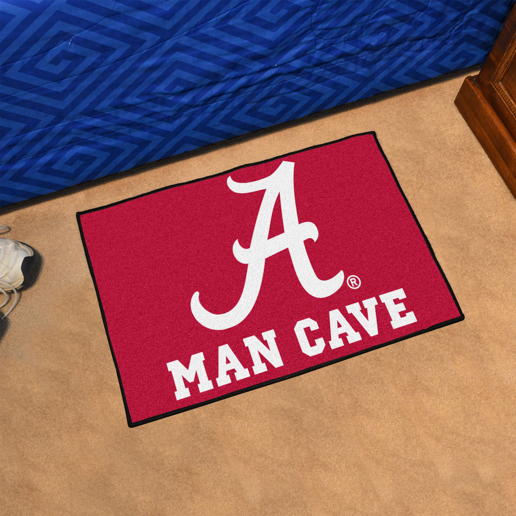 Alabama Crimson Tide Man Cave Starter Mat - 19 x 30