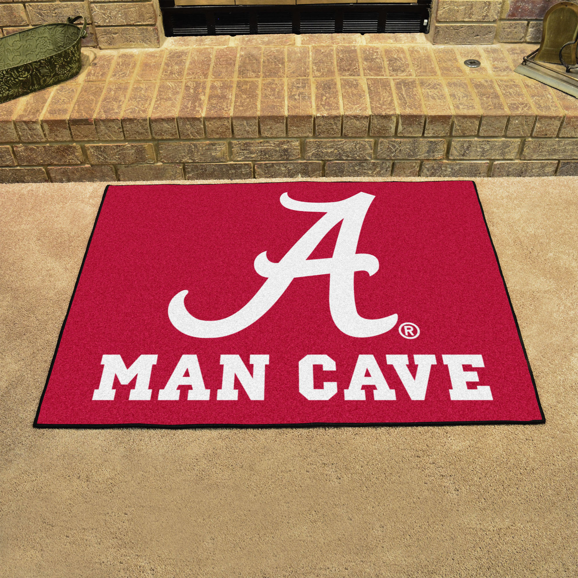Alabama Crimson Tide Man Cave All Star Mat - 34 x 44.5
