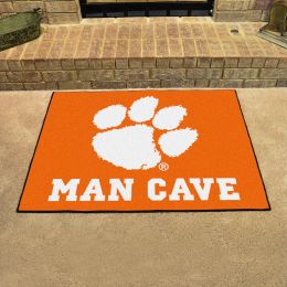 Clemson Tigers Man Cave All Star Mat - 34" x 44.5"