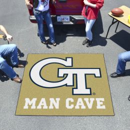 GT Yellow Jackets Man Cave Tailgater Mat - 60" x 72"