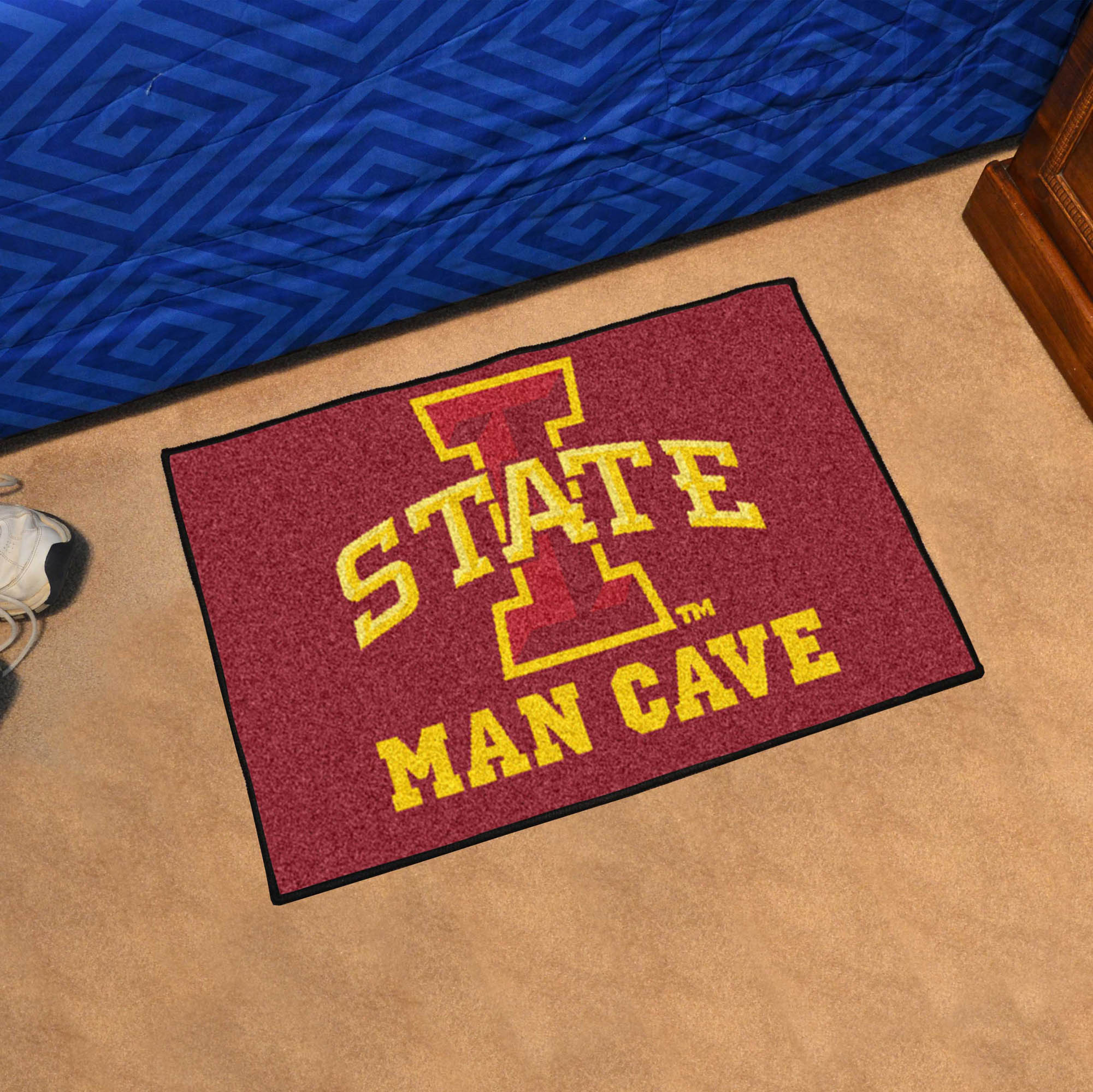 Iowa State Univ. Cyclonestarter Man Cave Mat Floor Mat
