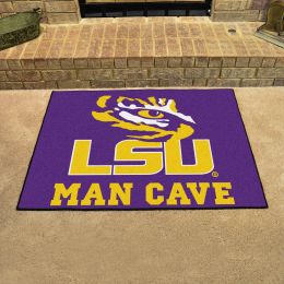 LSU Fighting Tigers All Star Man Cave Mat Floor Mat