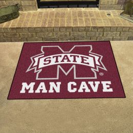 MSU Bulldogs Man Cave All Star Mat â€“ 34 x 44.5