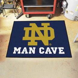 Notre Dame Fighting Irish Man Cave All Star Mat - 34" x 44.5"