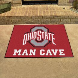 OSU Buckeyes Man Cave All Star Mat â€“ 34 x 44.5