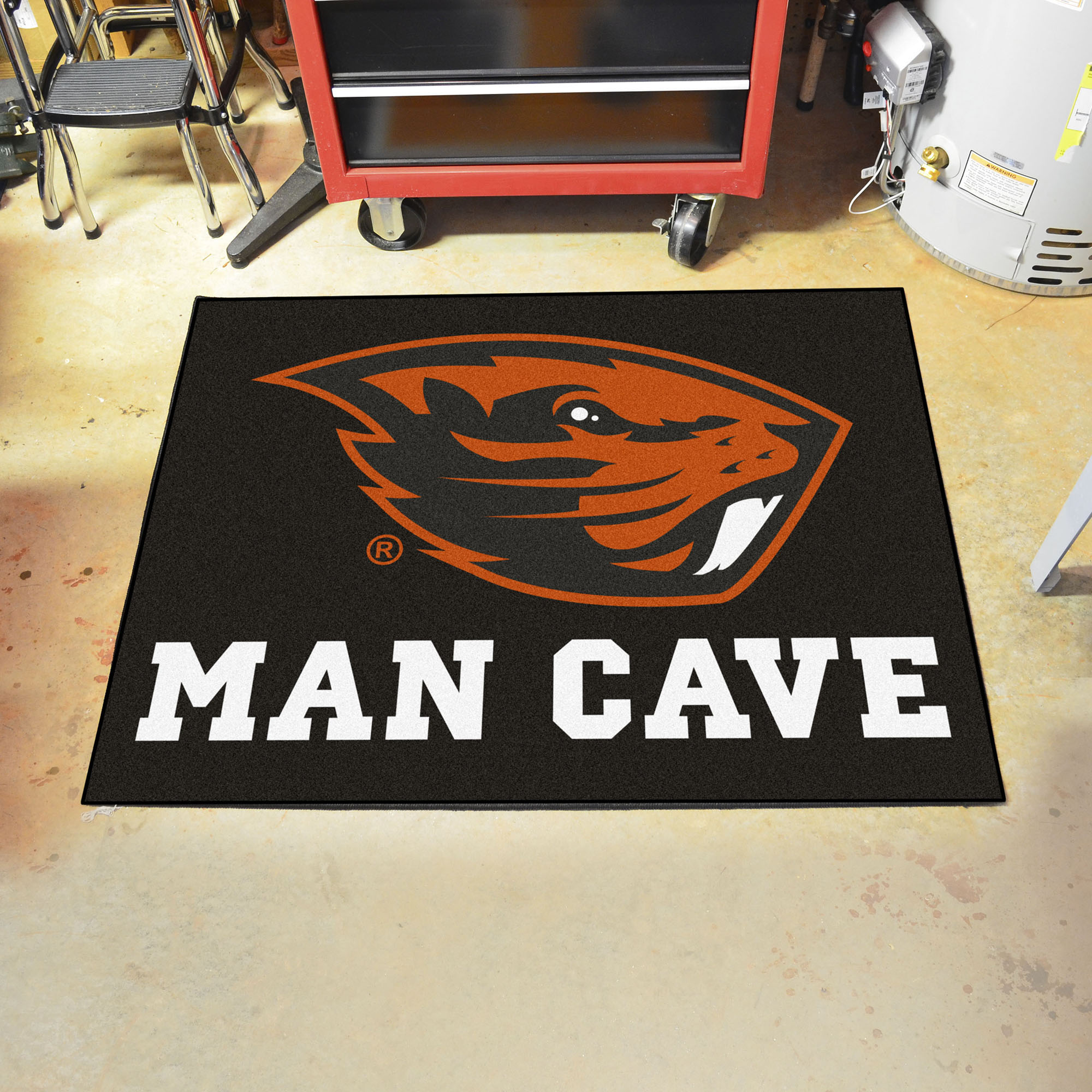 OSU Beavers Man Cave All Star Mat â€“ 34 x 44.5
