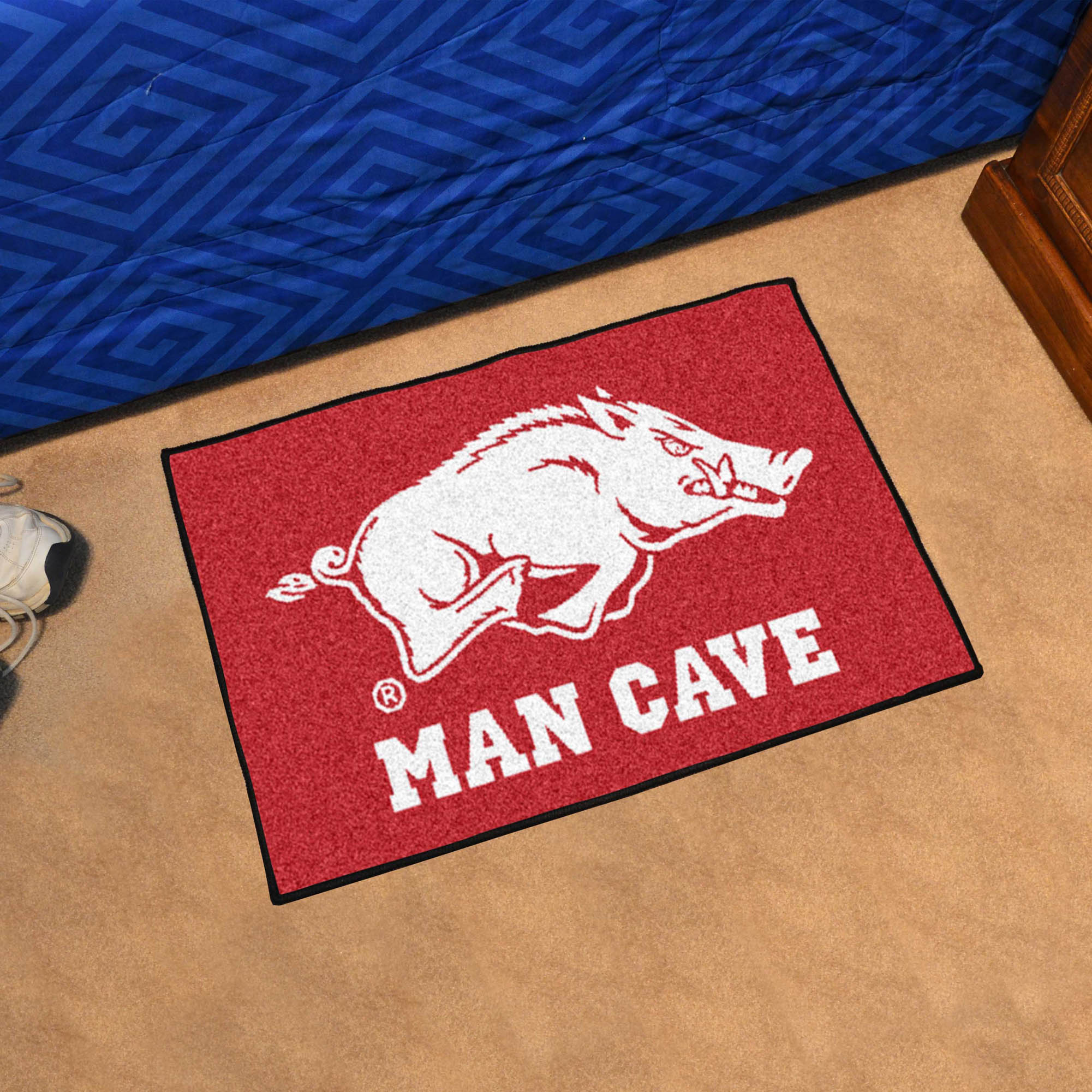 Univ. Of Arkansas Razorbackstarter Man Cave Mat Floor Mat
