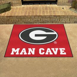 Univ. Of Georgia Bulldogs All Star Man Cave Mat Floor Mat