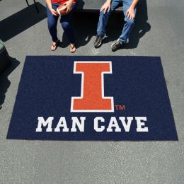 Univ. Of Illinois Fighting Illini Ulti-Mat Man Cave Area Rug