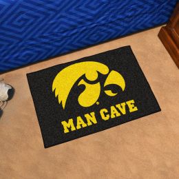 Univ. Of Iowa Hawkeyestarter Man Cave Mat Floor Mat