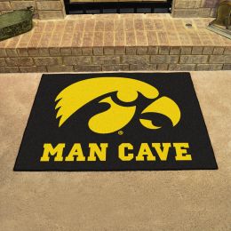 Univ. Of Iowa Hawkeyes All Star Man Cave Mat Floor Mat