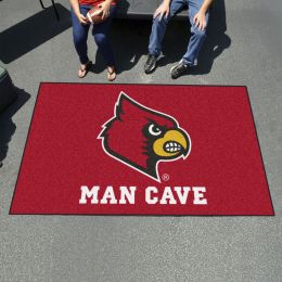 University of Louisville Man Cave Ulti-Mat - Nylon 60 x 96