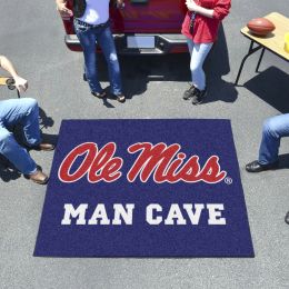 Ole Miss Rebels Man Cave Tailgater Mat - 60 x 72