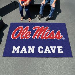 University of Mississippi Man Cave Ulti-Mat - Nylon 60 x 96