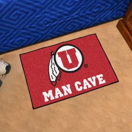 Univ. Of Utah Utes Starter Man Cave Mat Floor Mat