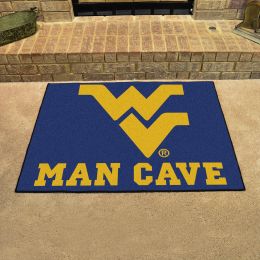 West Virginia Univ. Mountaineers All Star Man Cave Mat Floor Mat