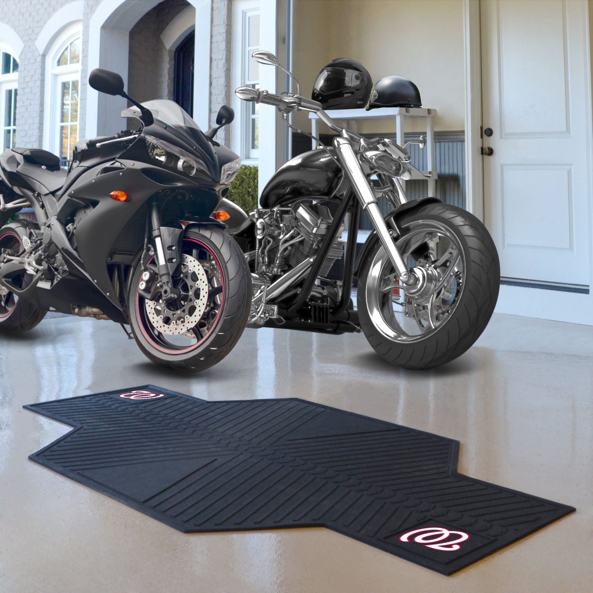 Washington Nationals Motorcycle Mat â€“ 82.5 x 42