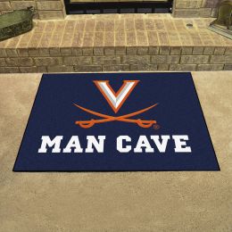 Virginia Cavaliers Man Cave All Star Mat - 34" x 44.5"