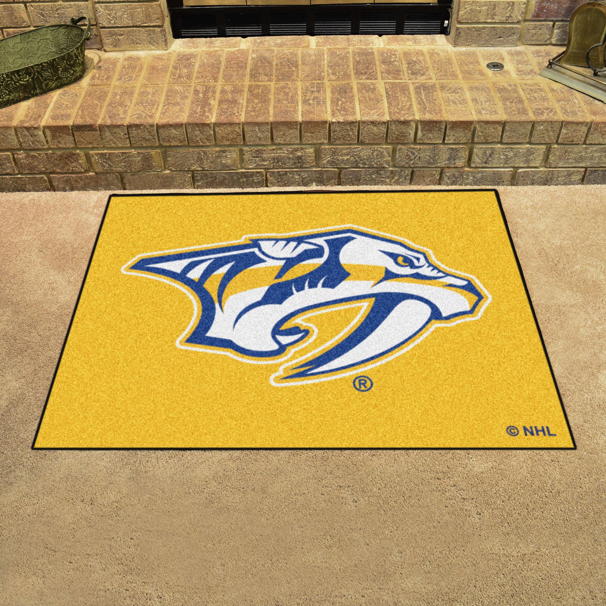 Nashville Predators Gold All Star Area Mat â€“ 34 x 44.5