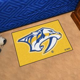 Nashville Predators Gold Starter Doormat - 19 x 30