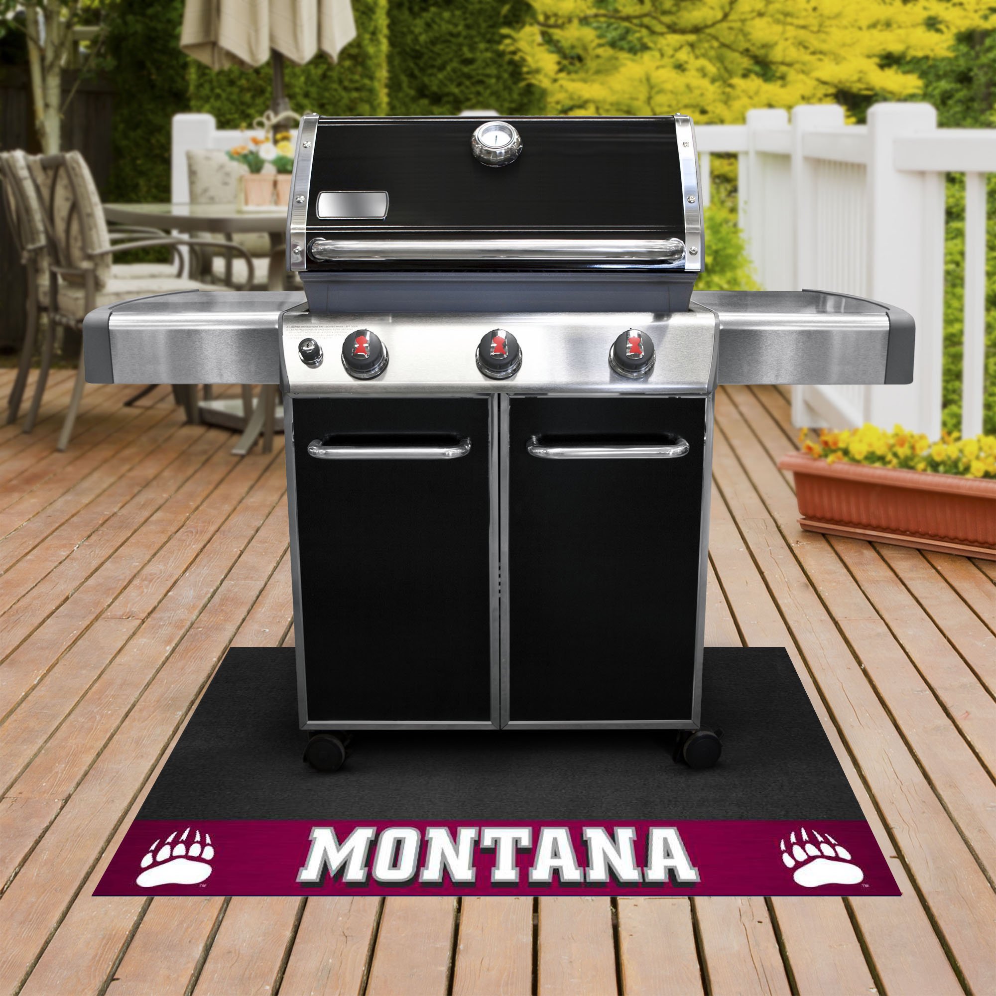 University of Montana Grill Mat â€“ Vinyl 26 x 42