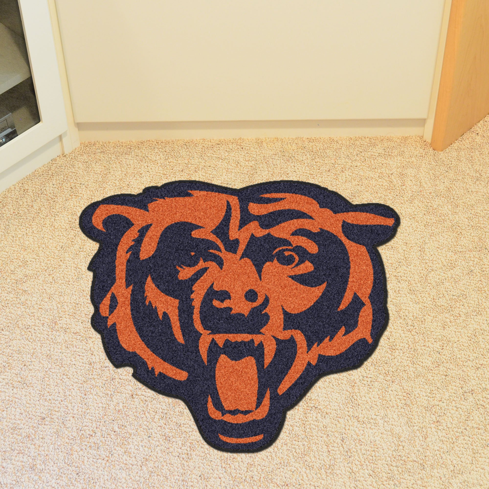 Chicago Bears Mascot Area Rug Nylon