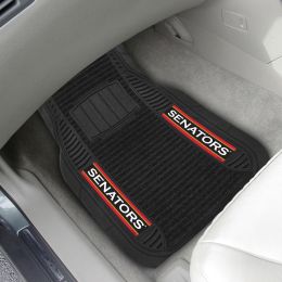 Ottawa Senators Deluxe Car Mat Set â€“ Vinyl & Carpet