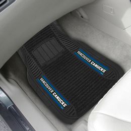 Vancouver Canucks Deluxe Car Mat Set â€“ Vinyl & Carpet