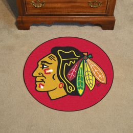 Chicago Blackhawks Logo Inspired Roundel Mat â€“ 27â€