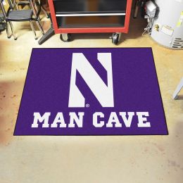 Northwestern Wildcats Man Cave All Star Mat - 34 x 44.5