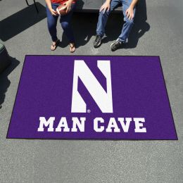Northwestern University Man Cave Ulti-Mat - Nylon 60 x 96
