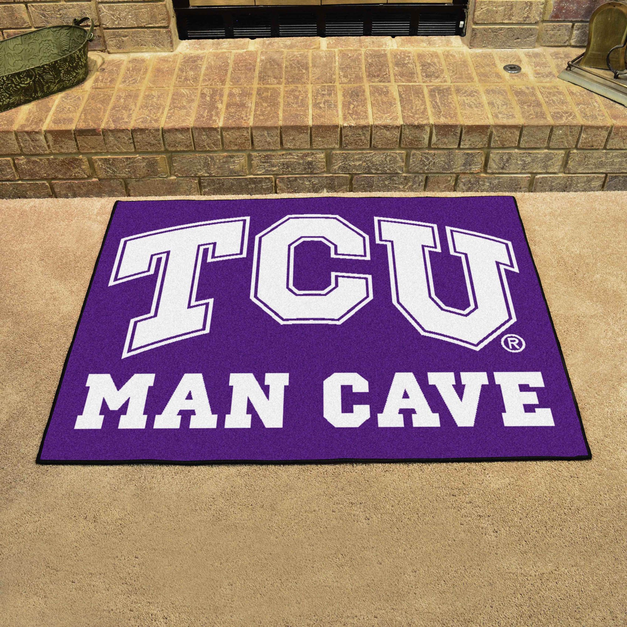 TCU Horned Frogs Man Cave All Star Mat - 34" x 44.5"