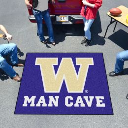 UW Huskies Man Cave Tailgater Mat â€“ 60 x 72