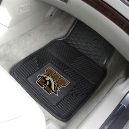 WMU 2pc Vinyl Car Floor Mats - 18 x 27