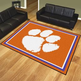 Clemson University Tigers Area Rug - Nylon 8' x 10'