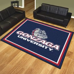 Gonzaga University Bulldogs Area Rug - Nylon 8' x 10'