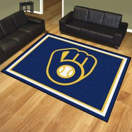 Milwaukee Brewers Area Rug â€“ Nylon 8â€™ x 10â€™