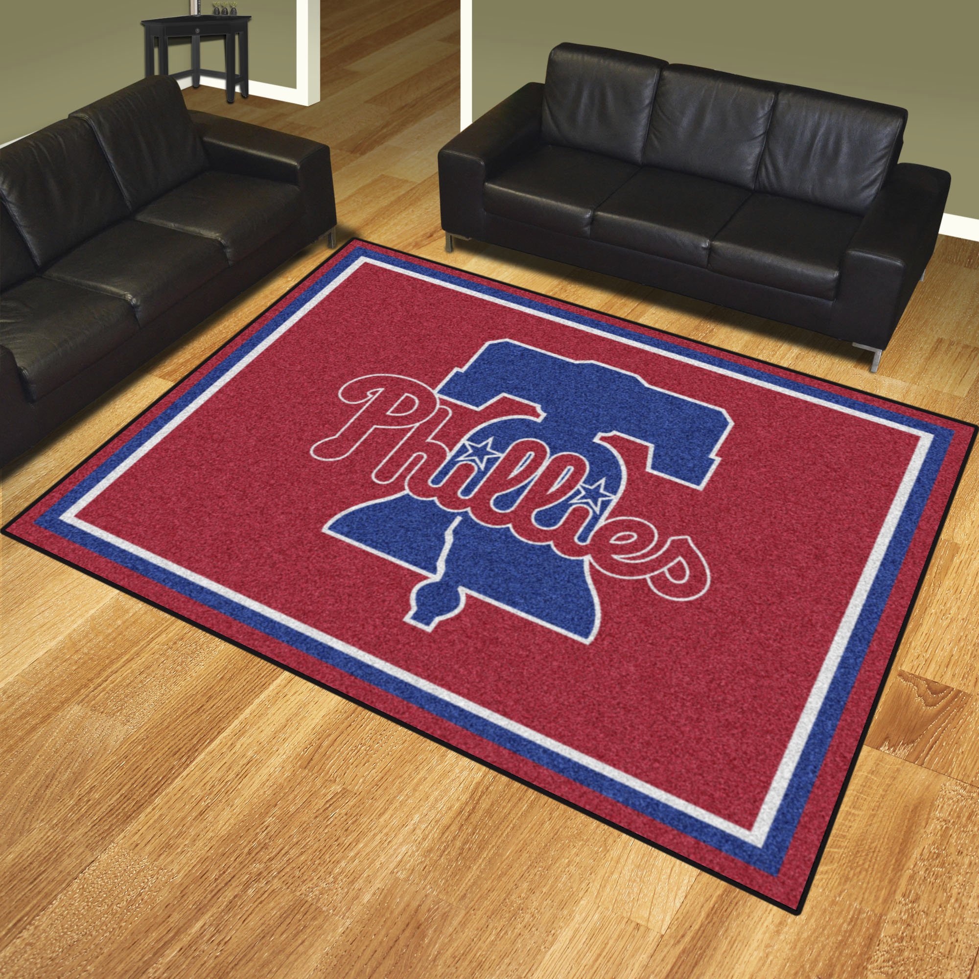 Philadelphia Phillies Area Rug 8 x 10 Nylon