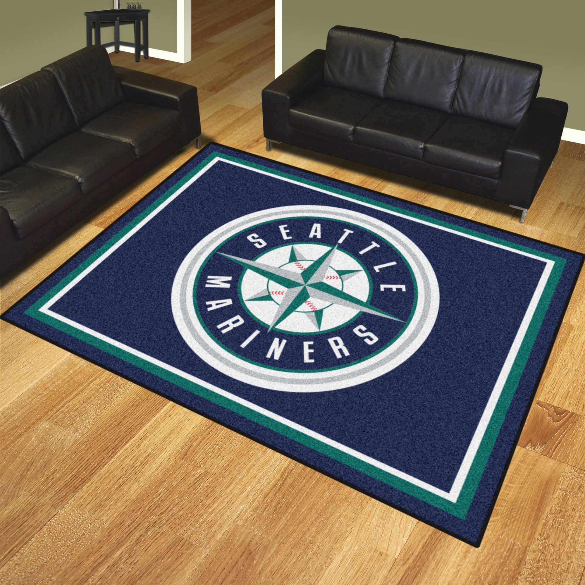 Seattle Mariners Area Rug â€“ 8 x 10 Nylon