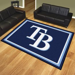 Tampa Bay Rays Area Rug â€“ 8 x 10 Nylon