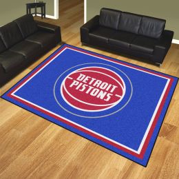 Detroit Pistons Area Rug â€“ Nylon 8â€™ x 10â€™