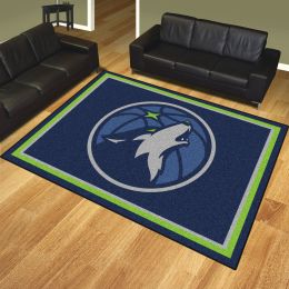 Minnesota Timberwolves Area Rug – Nylon 8’ x 10’