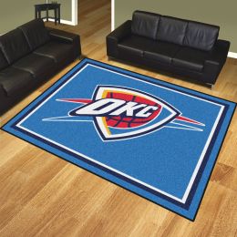 Oklahoma City Thunder Area Rug â€“ Nylon 8â€™ x 10â€™