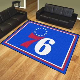 Philadelphia 76ers Area Rug â€“ Nylon 8â€™ x 10â€™